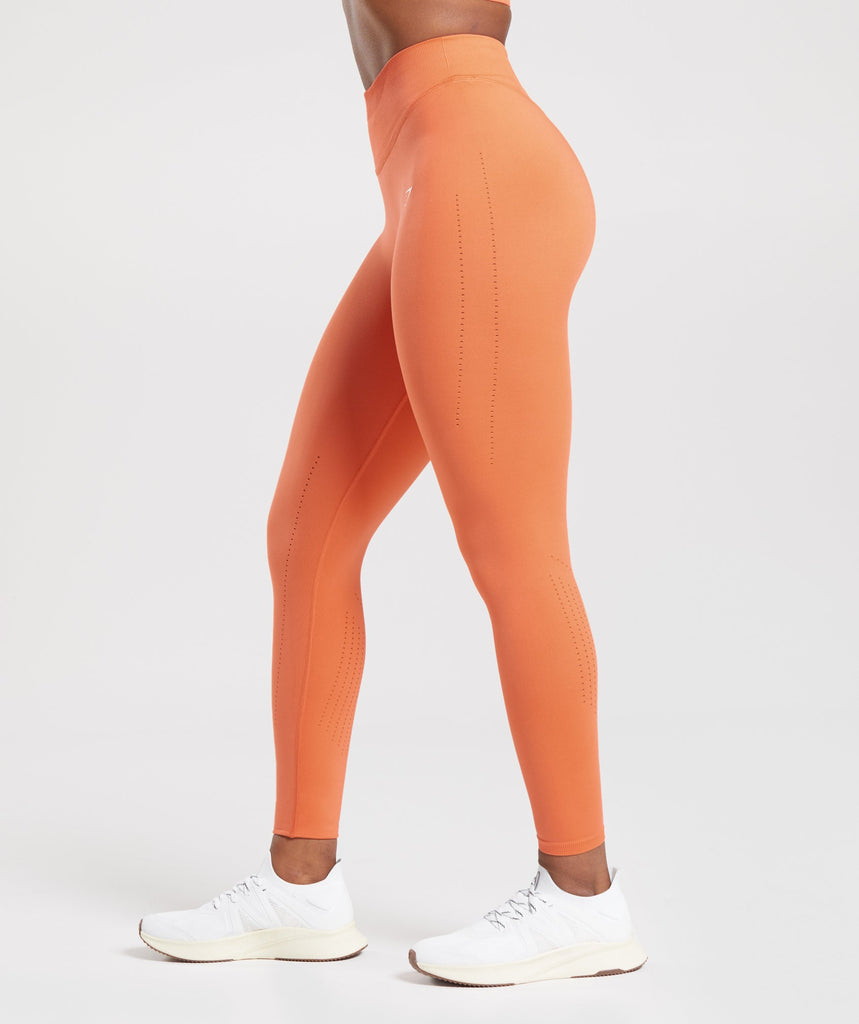 Gymshark Sweat Seamless Leggings Aerospace Orange Gymshark