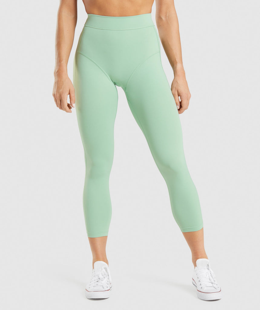 Gymshark KK Fit 7/8 Leggings Green Juice Gymshark